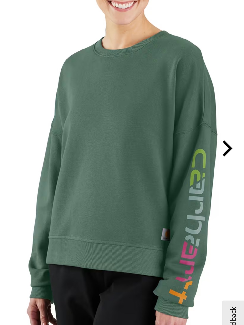 Carhartt Tencel Fiber Loose Graphic Sweatshirt